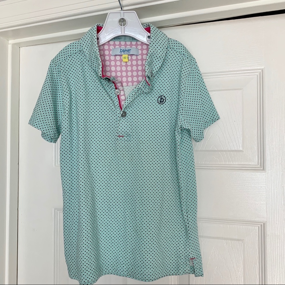 Boys BAKER by Ted Baker printed polo shirt